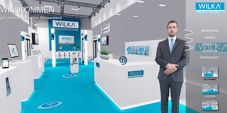 WILKA presenteert op de “Bau online 2021” uitsluitend nieuwe productontwikkelingen op het gebied van sloten en elektronica.